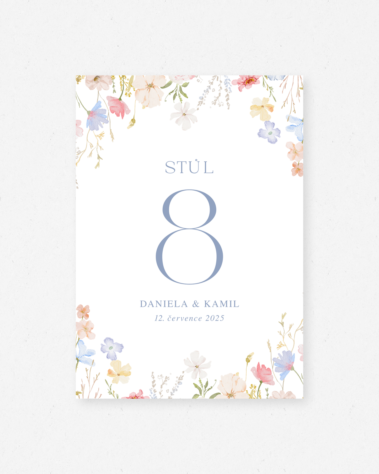 Číslování stolů – kolekce Mabel