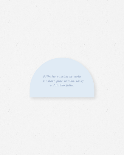 Pozvání ke svatebnímu stolu – kolekce Mabel