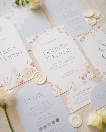 Svatební oznámení – kolekce Meadow