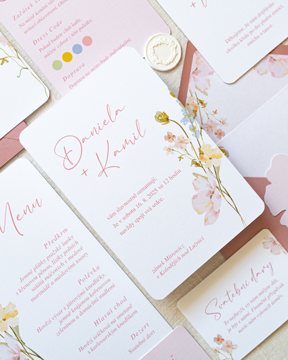 Svatební oznámení – kolekce Ivy