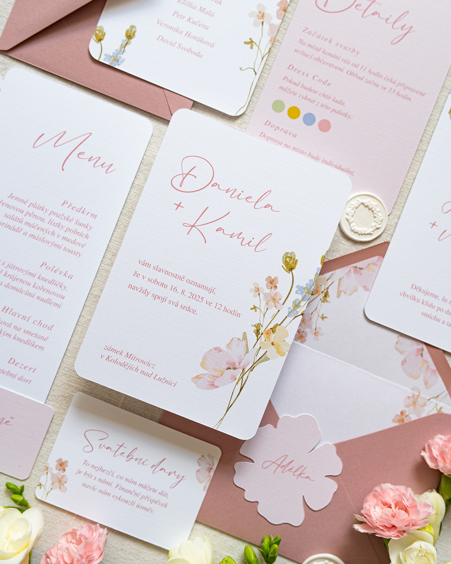 Svatební oznámení – kolekce Ivy