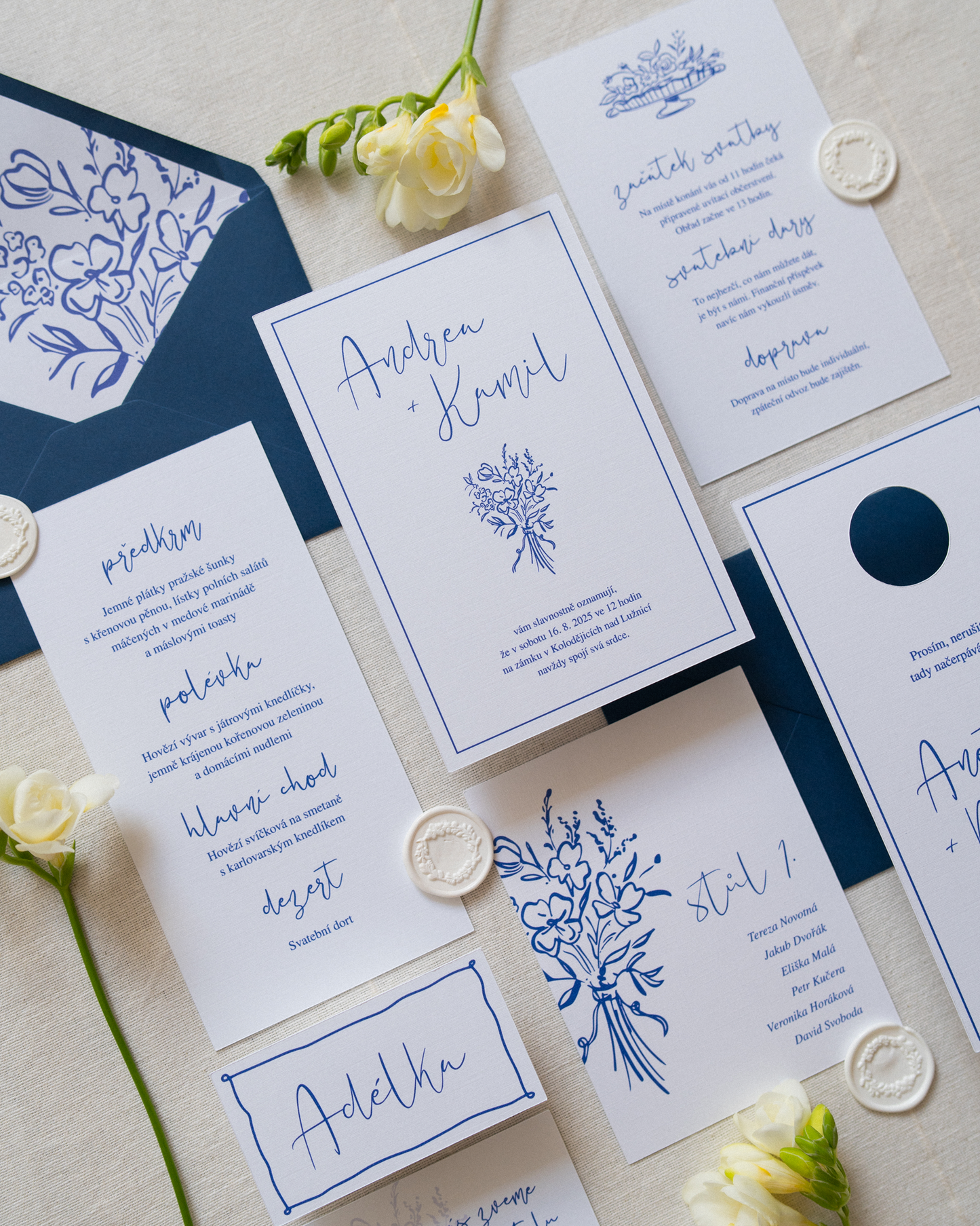 Svatební oznámení – kolekce Mabel