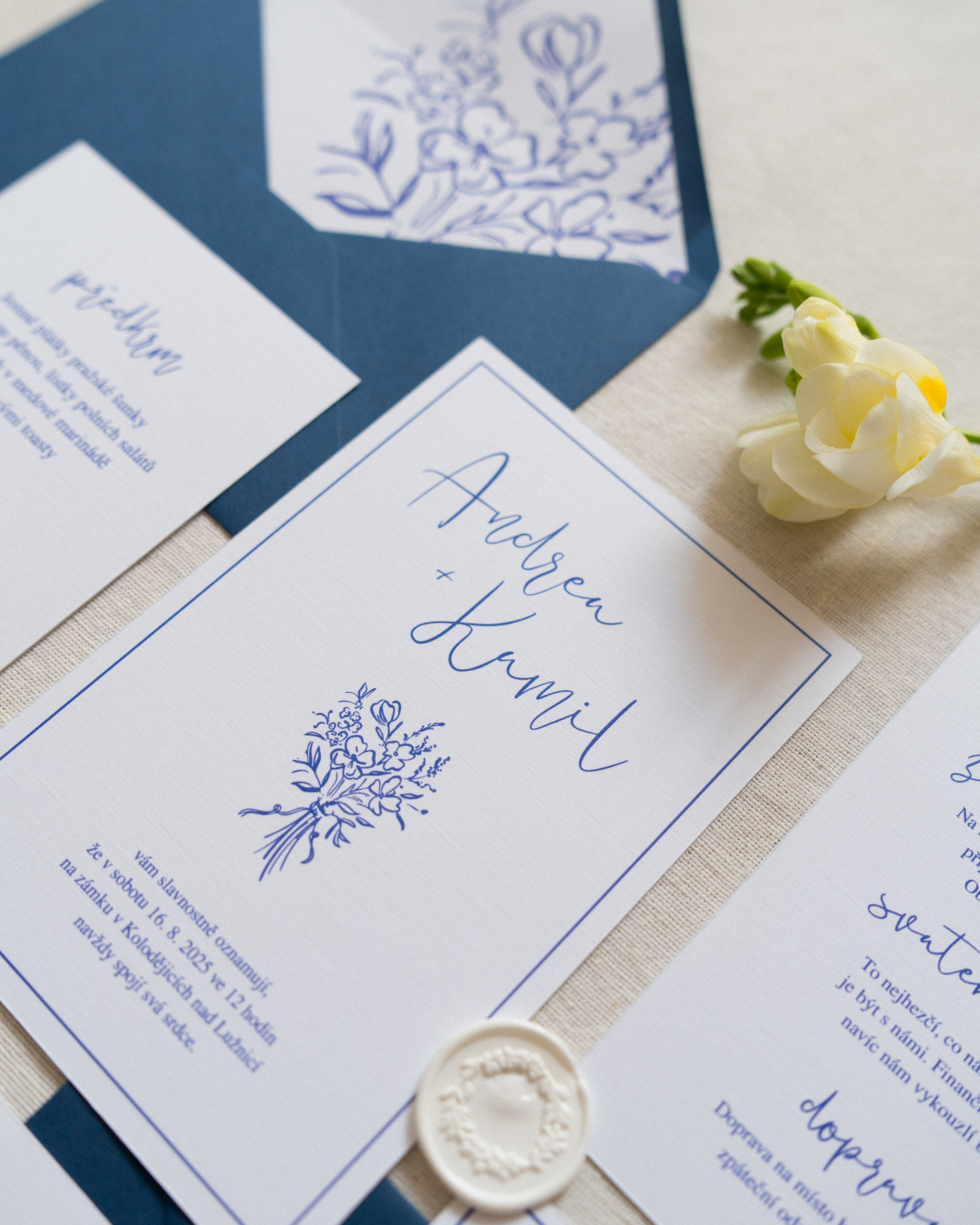 Svatební oznámení – kolekce Mabel