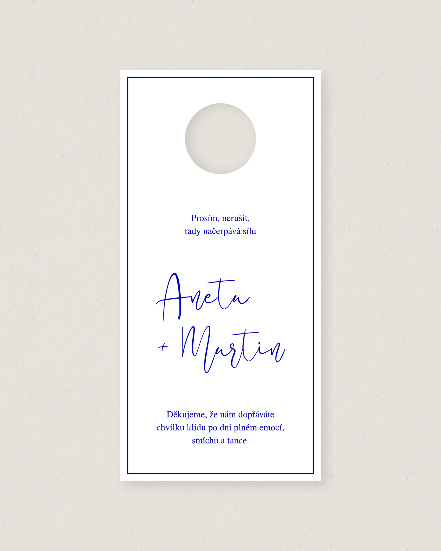 Visačka na kliku – kolekce Mabel